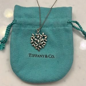 Tiffany and Co. Paloma Picasso Olive Leaf Pendant